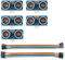 Sun3drucker 5Stk HC-SR04 Ultraschall Modul Entfernungsmesser Sensor für Arduino UNO, MEGAA2560, Nano, Roboter, XBee, ZigBee, und Weitere