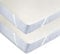 ZOLLNER 2er Set Matratzenschoner - Topper mit praktischen Eckgummis - für Allergiker geeignet – Baumwolle - waschbar bis 95°C - 100x200 cm - Hotelqualität