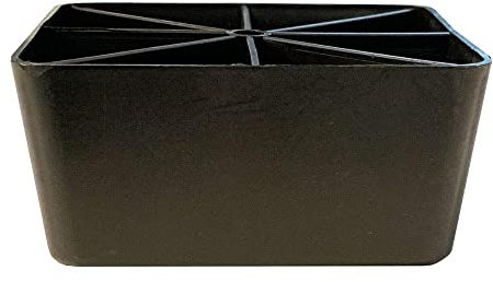 Furniture Legs Europe Möbelfuß Kunststoff vierkant schwarz Höhe 5 cm | Hohe Qualität Plastik