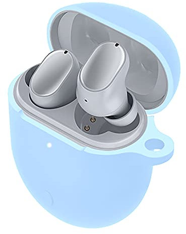 GIOPUEY Cilicone Case per Redmi Buds 3 PRO, Redmi Buds 3 PRO Custodia, Ultrasottile, Resistente ai Graffi, Redmi Buds 3 PRO Cover - Blue