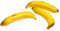 Deko-Bananen-Set 3-teilig Dummy Fake Lebensmittel Attrappen gelb 19 cm lang