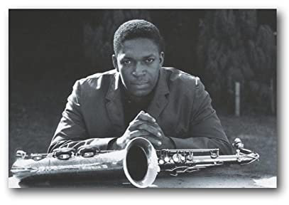 LIQIU John Coltrane Jazz Saxophone Compositeur Poster (5) Œuvres d'art Impression sur toile Décoration d'intérieur 20 x 30 cm