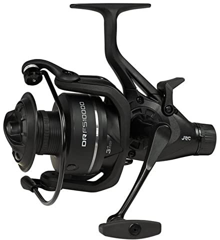 JRC DR Angelrolle Spinnrollen Karpfenangeln Unisex Schwarz 8000 Front Drag Freilaufrolle