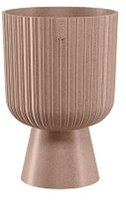 Keli Mika Blumentopf Petit Eco Wood 14 auf Fuß - Naturholz