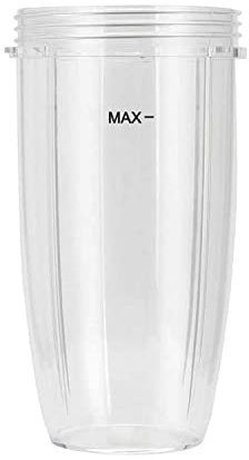 DRERIO 24OZ Becher kompatibel für Nutribullet transparente Becher Tassen Ersatzteil Entsafter-Zubehör für NUTRiBULLET 900 W 600 W Mixer-Entsafter, Entsafterbecher als Ersatz