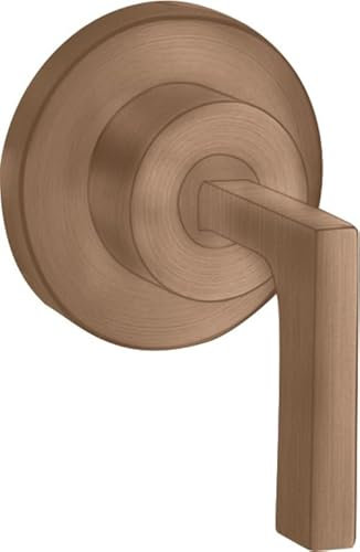 hansgrohe AXOR Citterio Absperrventil Unterputz mit Hebelgriff DN15 / DN20, 39960310, Farbe: Brushed Red Gold
