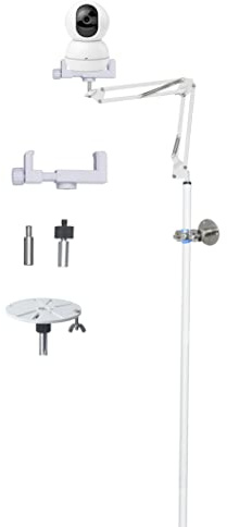 Fotoleey Bodenständer für Handy,Babyphone, Überwachungskamera,kompatibel mit Nanit Pro Smart, Kasa, VTech, Owle, Owlet Cam 2, Nooie invidyo, SwitchBot, BJS Cubo Ai Plus