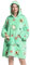 Ruiuzioong Übergroße Tragbare Decken Hoodie Sweatshirt für Damen Herren, Pullover Kapuzenpullover Oversized Tragbare Decke Weich Hoodies Kapuzenpullover (Bombe Avocado-Erwachsene)