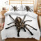 Tomifine Bettwäsche Set Spinne Bettbezug mit Reißverschluss Tier Bettwäsche-Set Mikrofaser (135x200cm/80x80cmx1,Spinne b)