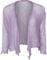 Kiran Fashion Damen-Bolero, 3/4-Ärmel, Feinstrick-Bolero, bauchfrei, dehnbar, Einheitsgröße, Flieder, Einheitsgröße