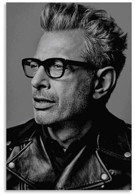 REOTTO Actor Jeff Goldblum Poster Dekorative Malerei Leinwand Wandkunst Wohnzimmer Poster Schlafzimmer Malerei,Wandkunst Bilddruck Moderne Familienzimmer Dekor 16x24inch(40x60cm)