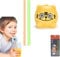 A Straw That Makes Surprising Sounds with 9 Sound Effects,Cute Animal-shaped Musical Straws, Reusable Animal-Themed Party Supplies Straws,Special Vocal Talking Singing Straws for Kids