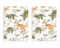 Friendly Fox DIN A4 Sammelmappen Dino, 2x Schulmappe Kinder, Postmappe A4 Schule mit Gummizug, bunte Hausaufgabenmappe Kinder Schule