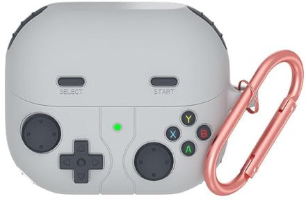 New Silicone Case for Samsung Galaxy Buds 3/3 pro, for Samsung Galaxy Buds 3 Soft Case Earphone Protective TPU Cover,Candy Colors Design Shockproof,Gift for Women Men (gray)