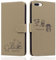 Butnyeoe for iPhone 7 Plus Phone Case, iPhone 8 Plus Wallet Case, Leather Magnetic Book Flip Protective Cover with Card Holder, Cute Cartoon Panda Khaki