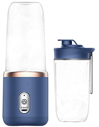 Mini Juicer Smoothie Blender with Water Bottle for Home, Blue