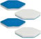 Beaufan Pack de 4 recambios para fregona de baño y bañera compatible con Vileda Bath Magic – Esponja multisuperficie