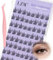 LZM Ciglia Finte Ciuffetti Autoadesive C Curl Pre-Incollate Ciuffetti Ciglia Finte Non Richiede Colla Kit Lash Extension Con Pinzette Pre Glued Cluster Lashes (QZD08)