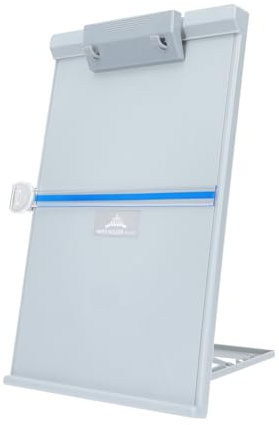 POPETPOP Support de Documents Réglable Plastique pour Bureau et Lecture Porte Documents Pied pour Magazines et Organiseur de Table Polyvalent