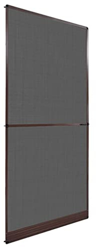 Falttüre Innentüren für Hause,Insektenschutz mit Scharnieren für Türen 100x215 cm Braun,Klapptür für Badezimmer,Büros,Wohnzimmer,Küche