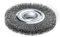 Lessmann Rundbürste / Bürste (Durchmesser 200mm, breit 40-45mm, Rohr 80mm, Stahldraht, mit Reduzierring-Set 4 + Set 1) 366163