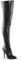 Pleaser Seduce 3010 Stivaletti donna, Nero (Black (Blk Faux Leather)), 46 EU