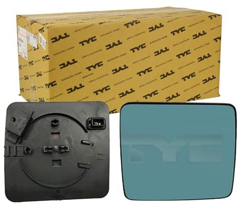 TYC 321-0019-1 Spiegelglas Glas Aussenspiegel konvex getönt für elektr.Spiegelverstellung rechts Kompatibel mit MERCEDES-BENZ 190 W201 Stufenheck W124 W124 T-modell S124 E-Klasse Limousine W124