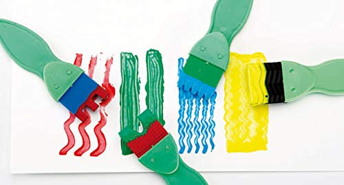 Jovi - 4 Pinceles con Goma, Formas diversas para Que los niños Puedan Pintar con Pintura (815)