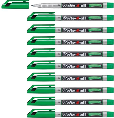 STABILO - Permanent-Marker - Write-4-all | medium, 10er Pack, grün