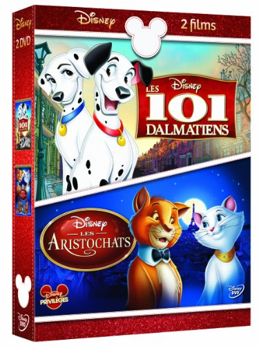 Coffret disney 2 films : les 101 dalmatiens ; les aristochats [FR Import]
