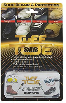 TUFF TOE Boot Protector - Black Boot Covers, Waterproof Repair Glue and Shoe Tip Protector