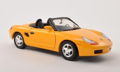 Porsche Boxster (986), gelb, Modellauto, Fertigmodell, Motormax 1:24