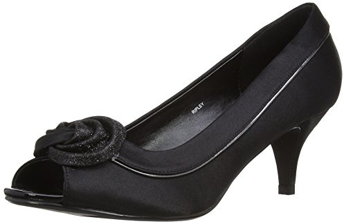 Lunar Damen Ripley/FLR222 Peep-Toe, schwarz