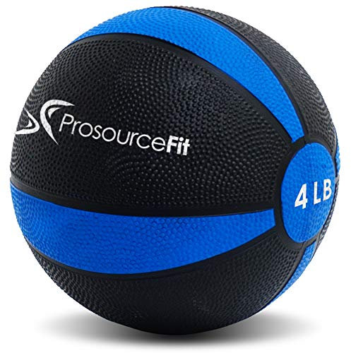 ProsourceFit Unisex – Erwachsene Gummi Gewichtet Ball, Blau, Einheitsgröße