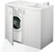 Bagno Italia Base copri lavatrice per esterno mobile coprilavatrice 109x60x92 cm bianco con lavatoio reversibile