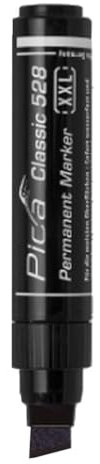 PICA 528/46 - Marcador Permanente Tipo Pincel Negro