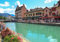 hansepuzzle 21701 - Annecy am See Puzzle 130 Teile | Orte Puzzle mit hochwertiger Puzzle Aufbewahrung: Kartonbox und wiederverschließbarem Beutel | Puzzle-Maße: 28,7 x 20 cm