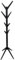 HOME DECO FACTORY - Hd6191 - Portemanteau Arbre Noir 178 cm Mobilier Meuble Portemanteau Portant Vetements