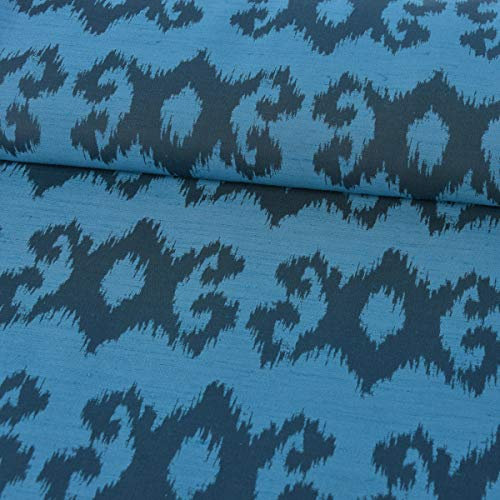 Schöner Wohnen Dekostoff Batik Ornamente blau 140cm Breite