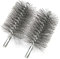 Utoolmart Steel Wire Tube Cleaning Brush, Round Chimney Cleaning Brush, M12 Threaded Interface Cleaning Brush, 80mm Diameter 160mm Length, 2pcs