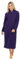 Undercover Ladies Zipped Soft Fleece Dressing Gown 4045 Purple 18-20