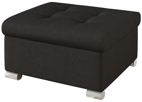 Mirjan24 Polsterhocker Niko klein Sitzbank Sitzhocker Fußbank Pouf Hocker Farbauswahl (Ikar 09)