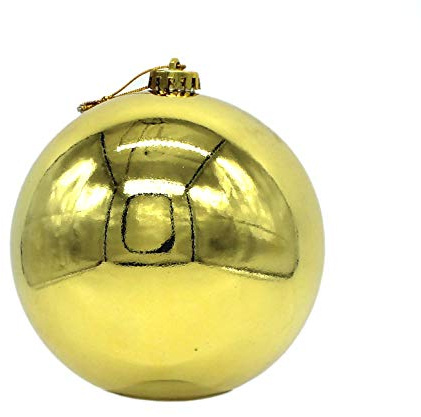 DARO DEKO Weihnachts-Kugel XXL Ø 15cm - 1 Stück Gold glänzend
