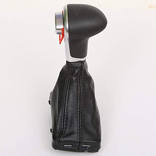 Schaltknauf Auto Automatische Schaltknauf for Audi A3 A4 B8 A5 A6 C6 Q5 Q7 2009 2010 2011 2012 2013 8 (Color Name : Black)