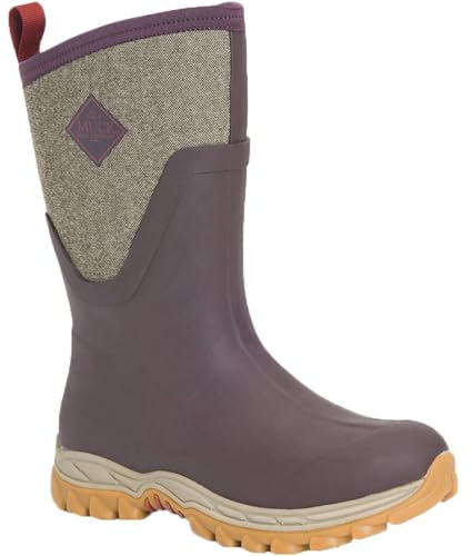 Muck Boots Damen Arctic Sport Mid Gummistiefel, Wein, 38 EU