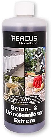 ABACUS® 1 L Betonlöser & Urinsteinlöser Extrem (2103) - Zementschleierentferner Betonschleierentferner