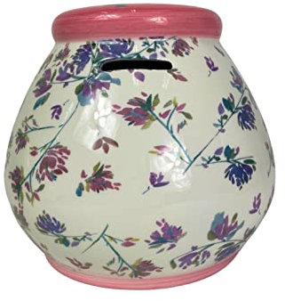 Treasure Trove Ceramic Money Pots (Pink Floral)