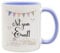Tasse - Party Becher mit Spruch - lustige Statements als Geschenk (Henkel&Innen_Blau, Not your Ernst!)