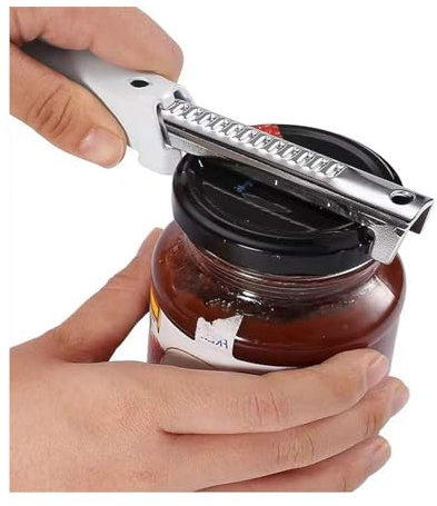 Apribottiglie regolabile, Struttura interamente metallica regolabile dell'apribottiglie dell'artrite facile da aprire l'apribottiglie e il tappo della bottiglia