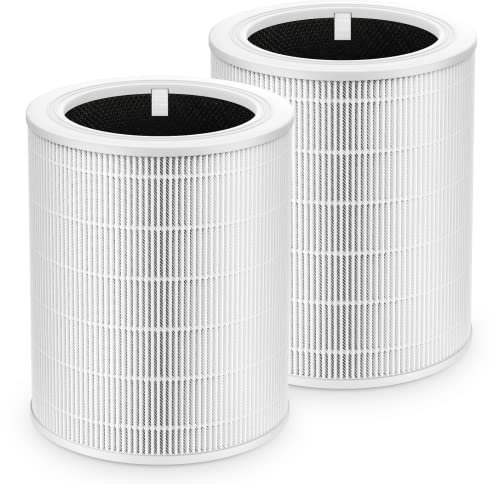 Core 600S Replacement Filter for LEVOIT Core 600S-P Smart Air Purifier, Core600S-RF, 3-in-1 Ture HEPA Activated Carbon Filter for Home Large Room, 2 Pack